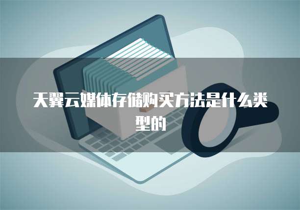 天翼云媒体存储购买方法是什么类型的