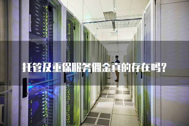 托管及重保服务佣金真的存在吗?