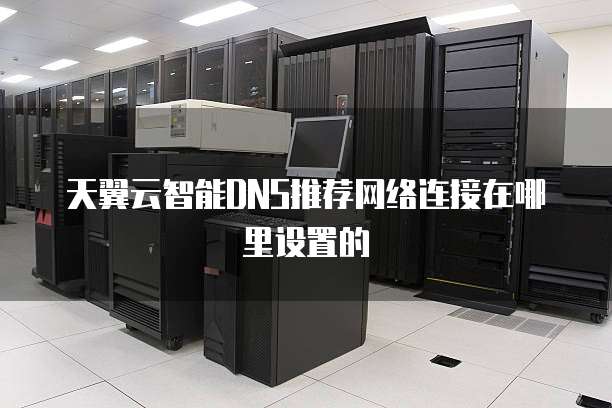 天翼云智能DNS推荐网络连接在哪里设置的