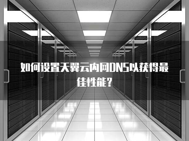 如何设置天翼云内网DNS以获得最佳性能？