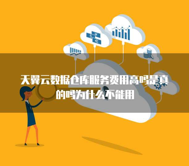 天翼云数据仓库服务费用高吗是真的吗为什么不能用