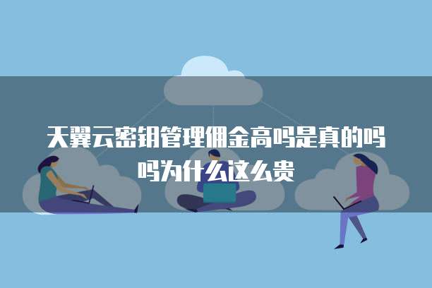 天翼云密钥管理佣金高吗是真的吗吗为什么这么贵