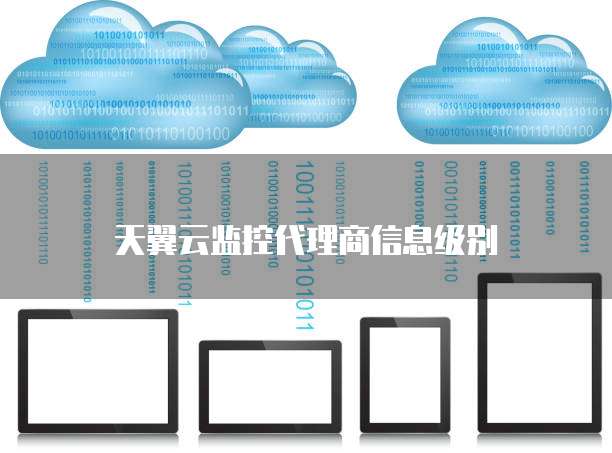 天翼云监控代理商信息级别