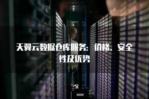 天翼云数据仓库服务:价格、安全性及优势