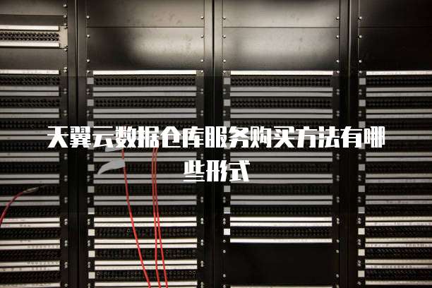天翼云数据仓库服务购买方法有哪些形式