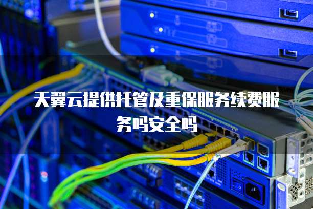 天翼云提供托管及重保服务续费服务吗安全吗