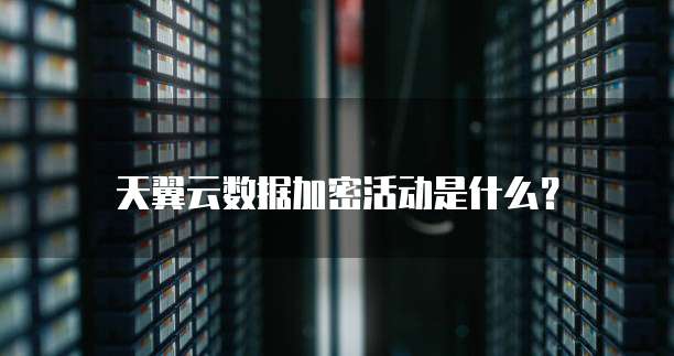 天翼云数据加密活动是什么？