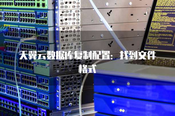 天翼云数据库复制配置：找到文件格式