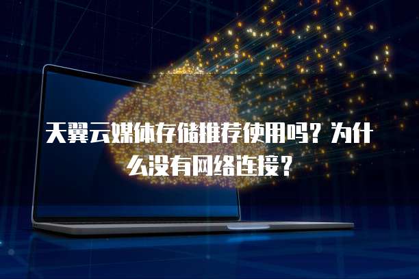 天翼云媒体存储推荐使用吗?为什么没有网络连接?