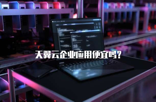 天翼云企业应用便宜吗?