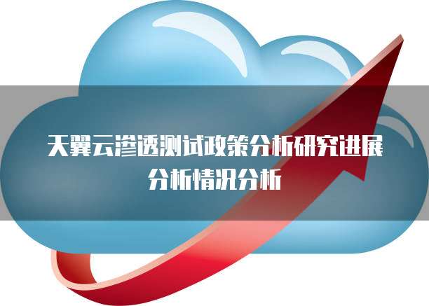 天翼云渗透测试政策分析研究进展分析情况分析