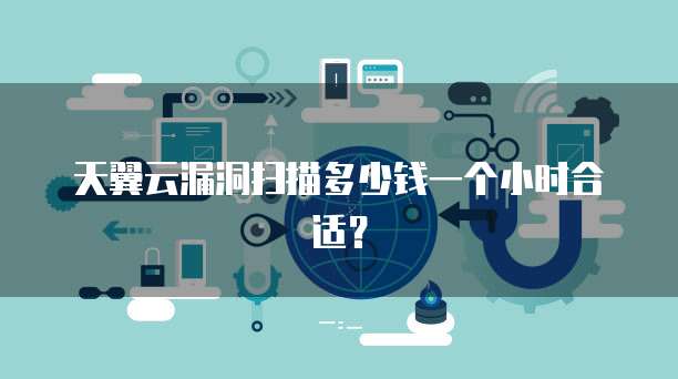 天翼云漏洞扫描多少钱一个小时合适?