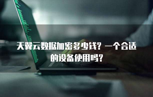 天翼云数据加密多少钱?一个合适的设备使用吗?