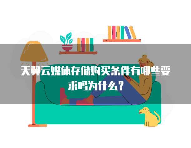 天翼云媒体存储购买条件有哪些要求吗为什么?
