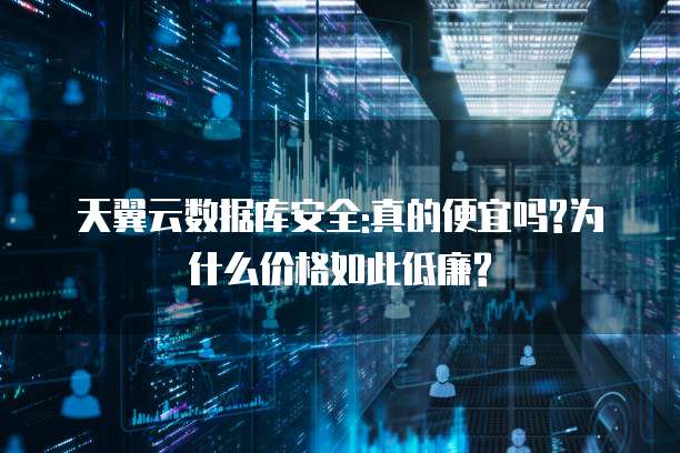 天翼云数据库安全:真的便宜吗?为什么价格如此低廉?