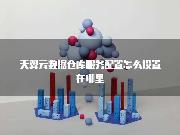 天翼云数据仓库服务配置怎么设置在哪里