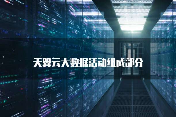 天翼云大数据活动组成部分