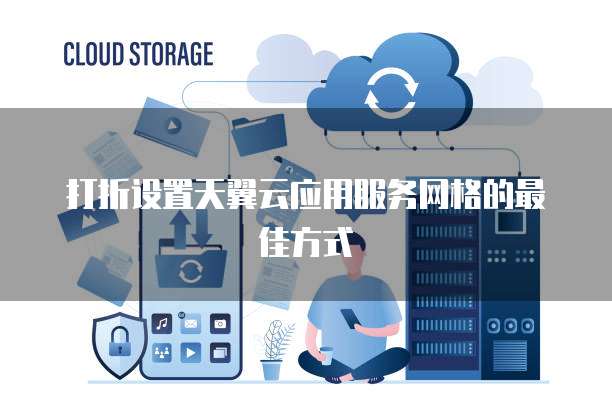 打折设置天翼云应用服务网格的最佳方式
