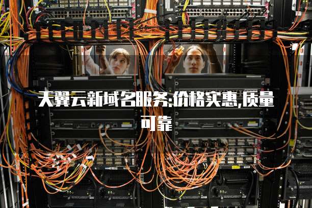 天翼云新域名服务:价格实惠,质量可靠