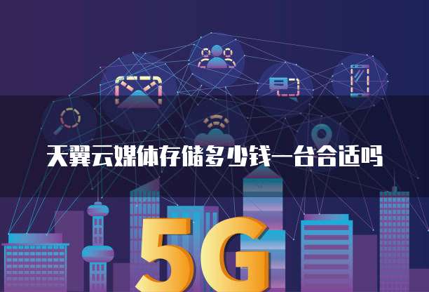 天翼云媒体存储多少钱一台合适吗