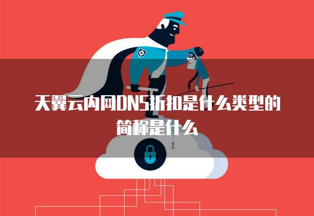 天翼云内网DNS折扣是什么类型的简称是什么