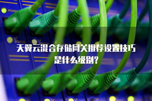 天翼云混合存储网关推荐设置技巧是什么级别？