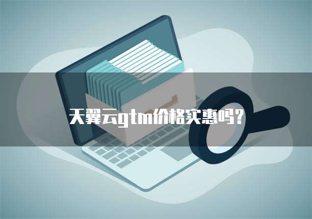 天翼云gtm价格实惠吗？