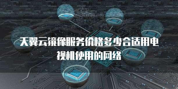 天翼云镜像服务价格多少合适用电视机使用的网络