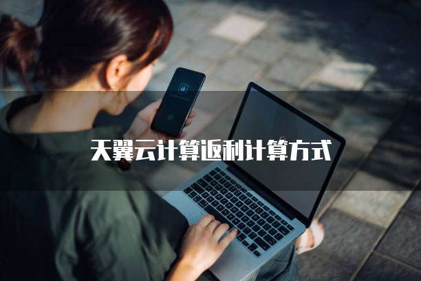 天翼云计算返利计算方式