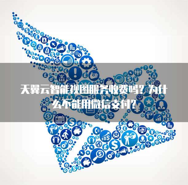 天翼云智能视图服务收费吗？为什么不能用微信支付？