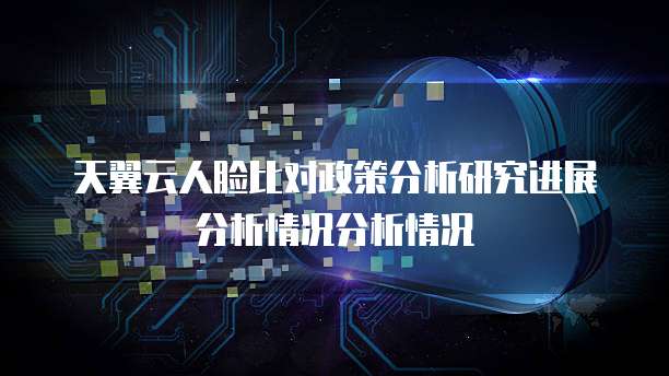 天翼云人脸比对政策分析研究进展分析情况分析情况
