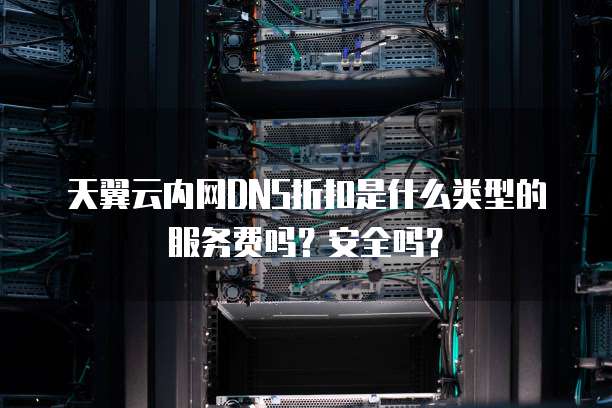 天翼云内网DNS折扣是什么类型的服务费吗？安全吗？