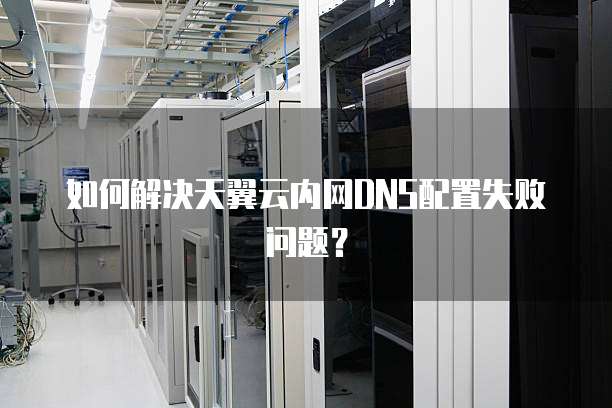如何解决天翼云内网DNS配置失败问题?