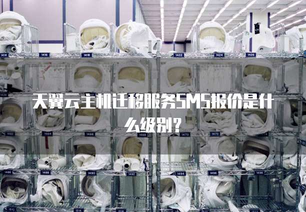 天翼云主机迁移服务SMS报价是什么级别?