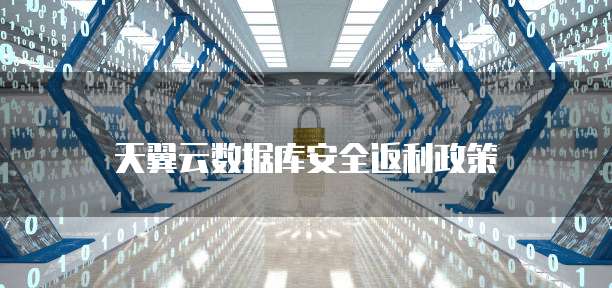 天翼云数据库安全返利政策