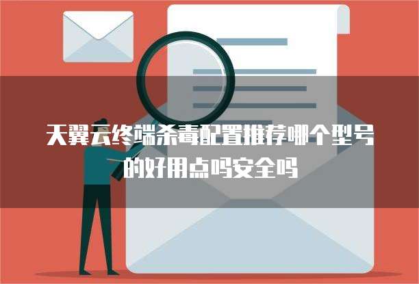 天翼云终端杀毒配置推荐哪个型号的好用点吗安全吗