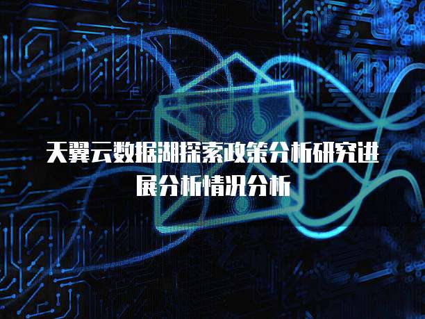 天翼云数据湖探索政策分析研究进展分析情况分析