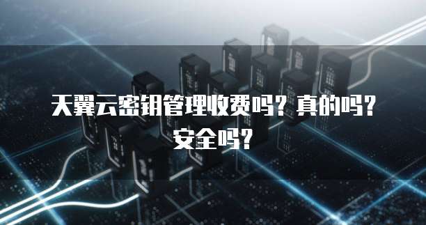 天翼云密钥管理收费吗？真的吗？安全吗？