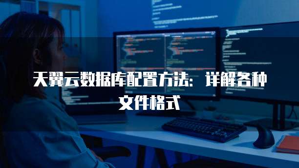 天翼云数据库配置方法:详解各种文件格式