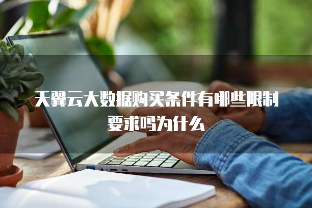 天翼云大数据购买条件有哪些限制要求吗为什么