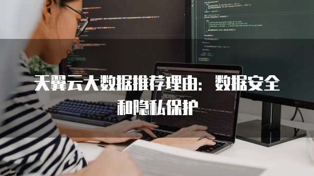 天翼云大数据推荐理由:数据安全和隐私保护