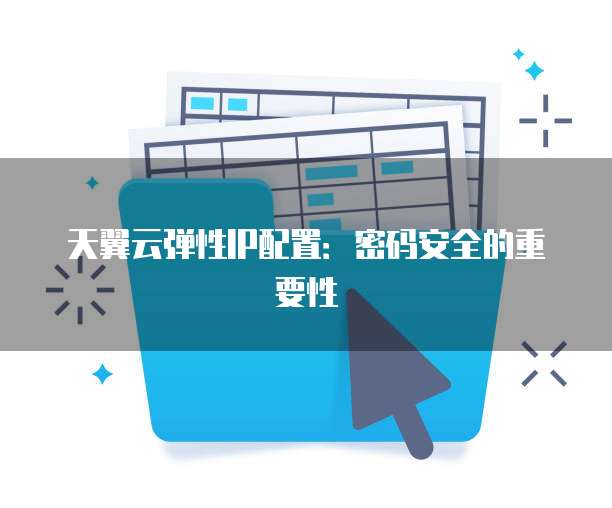 天翼云弹性IP配置:密码安全的重要性