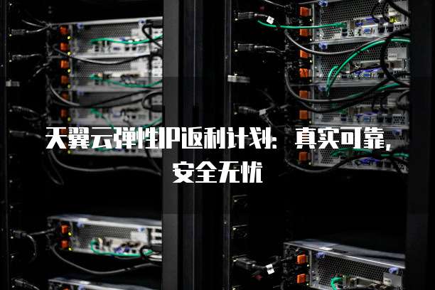 天翼云弹性IP返利计划：真实可靠，安全无忧