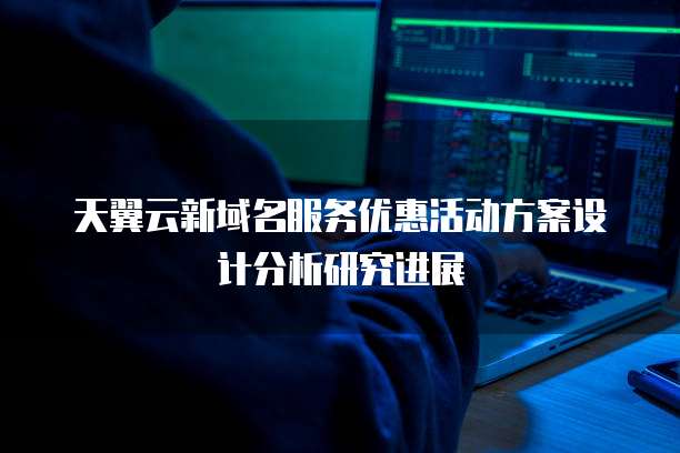 天翼云新域名服务优惠活动方案设计分析研究进展