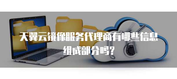 天翼云镜像服务代理商有哪些信息组成部分吗？
