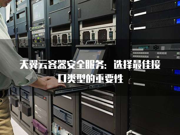 天翼云容器安全服务：选择最佳接口类型的重要性