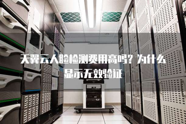 天翼云人脸检测费用高吗？为什么显示无效验证
