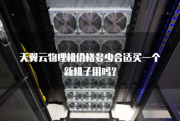 天翼云物理机价格多少合适买一个新机子用吗?