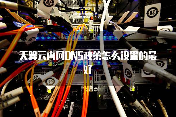 天翼云内网DNS政策怎么设置的最好