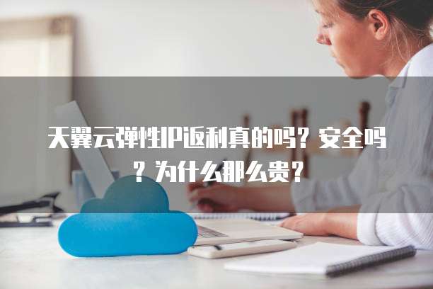 天翼云弹性IP返利真的吗?安全吗?为什么那么贵?